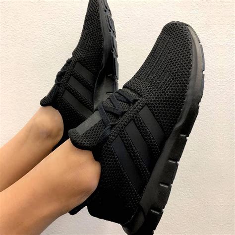 all black adidas